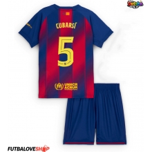 Dres Barcelona Pau Cubarsi #5 Domáci pre deti 2025-26 Krátky Rukáv (+ trenírky)